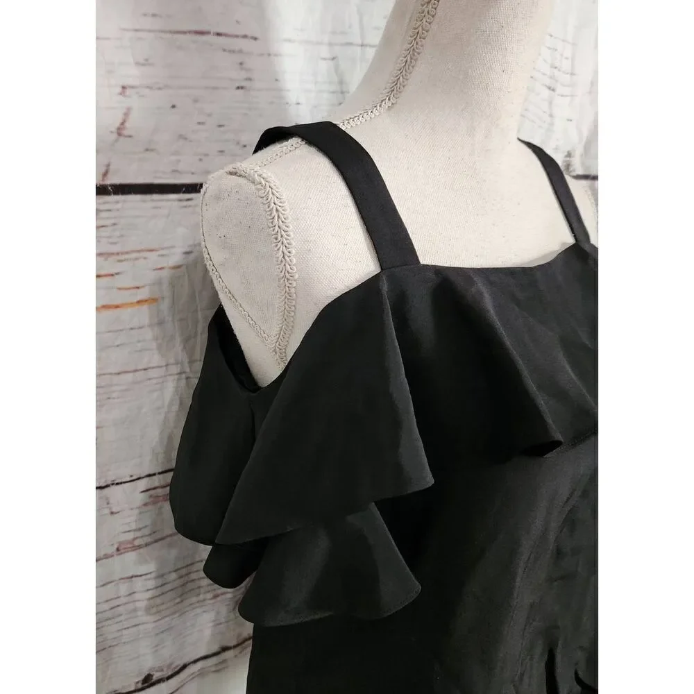 J. Crew Cold Shoulder Silk Blouse Size 2 Petite NWT